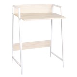 Birou metal si PAL , 64 x 42 x 84 cm, Alb/Crem