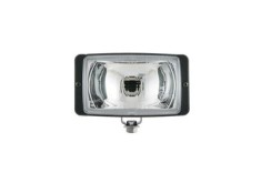 Far de drum , Proiector Universal Stanga+Dreapta Wesem Fata , Rectangular, 12/24V, 138X78X60Mm , Tip Bec H3, Omologare Ece, Carcasa Neagra , 1Buc,