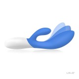 Vibrator Rabbit INA 2, Albastru, 20 cm, Lelo