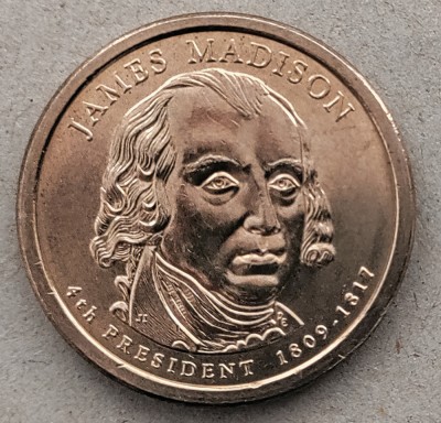 1 Dollar SUA - 2007 P - Presidential - James Madison foto