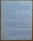 Poezie manuscris Ion Pillat : Manastire , Iasi , sambata 5 august 1917