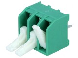 Regletă de conexiuni PCB 3 piste drept 5mm