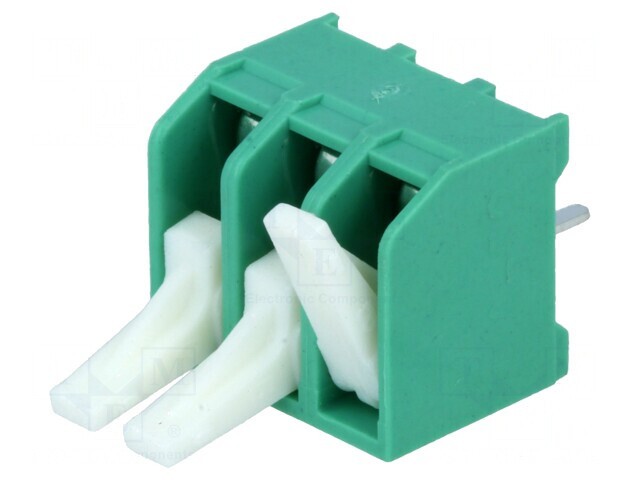 Regletă de conexiuni PCB 3 piste drept 5mm