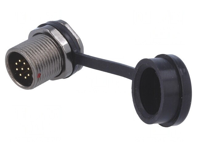 Soclu ST12 tată 9 pini IP67 3A 125V