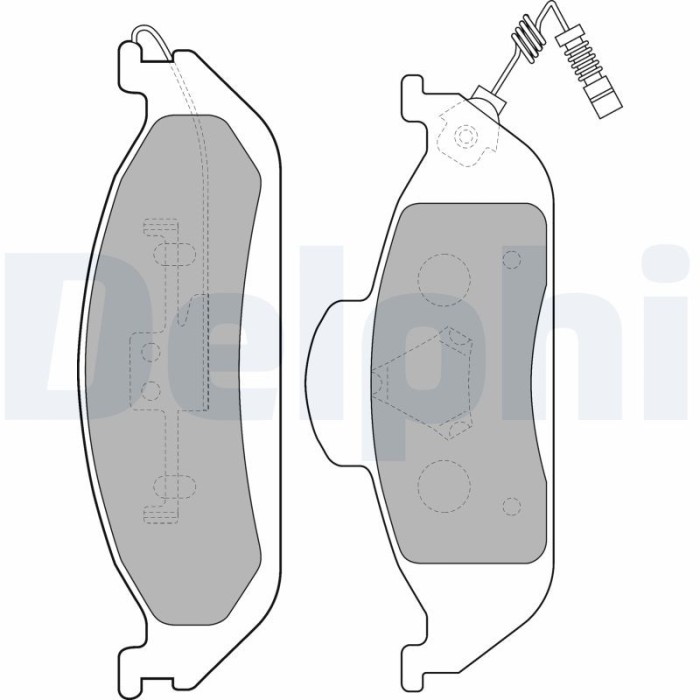 DELPHI LP1299 set placute frana,frana disc