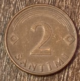 C50 - Moneda foarte veche - Letonia - 2 santimu - 2000