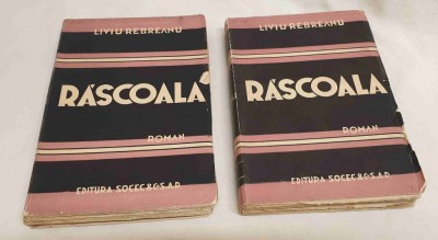 Carte veche de colectie anii 1940 RASCOALA - Volumul 1 &amp;amp; 2 - Liviu Rebreanu foto
