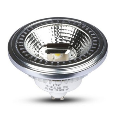 Spot LED GU10 AR111 12W 4500K alb neutru foto