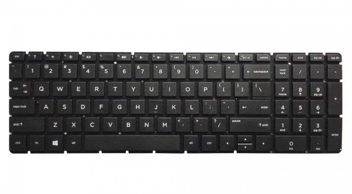 Tastatura Laptop, HP, 15-AC, 15T-AC, 15-AF, 15Z-AF, 15-AY, 15Q-AJ, 15-BA, 813974-001, layout US