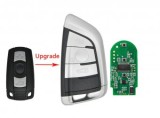 Cheie auto completa compatibila BMW Seria 3, 5 X5 X6 2006-2011 Keyless 3 butoane transformare PCF7952 868 MHz, Oem