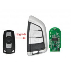 Cheie auto completa compatibila BMW Seria 3, 5 X5 X6 2006-2011 Keyless 3 butoane transformare PCF7952 868 MHz