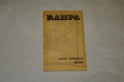 Rampa - Marin Sorescu - Editura Eminescu - 1976 foto