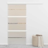 Cumpara ieftin Ușă glisantă, argintiu,102,5 x 212 cm, sticlă ESG și aluminiu
