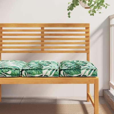 vidaXL Pernă pentru șezut din paleți 2 pcs model frunze 40 x 40 x 8 cm foto
