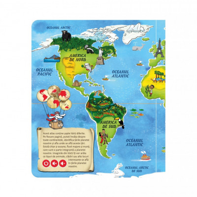 Raspundel Istetel - Carte Atlasul lumii foto