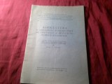 B1s/3. Prof. J.Voicu - Agricultura si Ind. agricole fata de cerintele alimentatiei publice rationale - Ed.1939 Politecnica Regele Carol II , 25pag