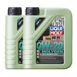 Ulei Motor Liqui Moly Molygen New Generation 0W20, 2 Litri, API SP, ILSAC GF-6A, Verde Fluorescent