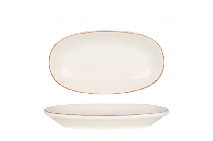Bonna Placa de service - Retro - Por&Aring;&pound;elan - 15x8.5 cm - set de 2