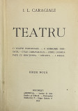 I. L. Caragiale, Teatru, Editie noua - Bucuresti, 1913