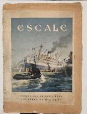I. Gr. Perieteanu (dedicatie), ESCALE (Sonete), ilustratii de pictorul D. Stiubei, 1934 foto