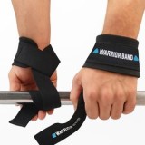 Curele pentru ridicarea greutăților, 1 pereche, negre, nailon, 58 cm, CMCLASS