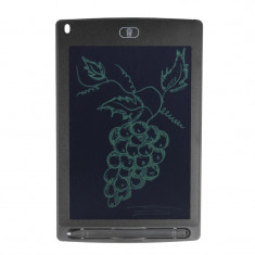 Tableta Grafica pentru Scris si Desenat cu Stylus, Dezvolta Imaginatia, Pentru Copii, Ultra subtire, Display LCD 8.5 inch, Negru