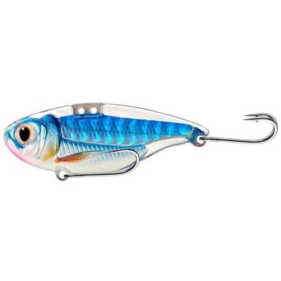 Cicada Live Target Sonic Shad Blade Bait, 5cm, 10g, Glow / Blue foto