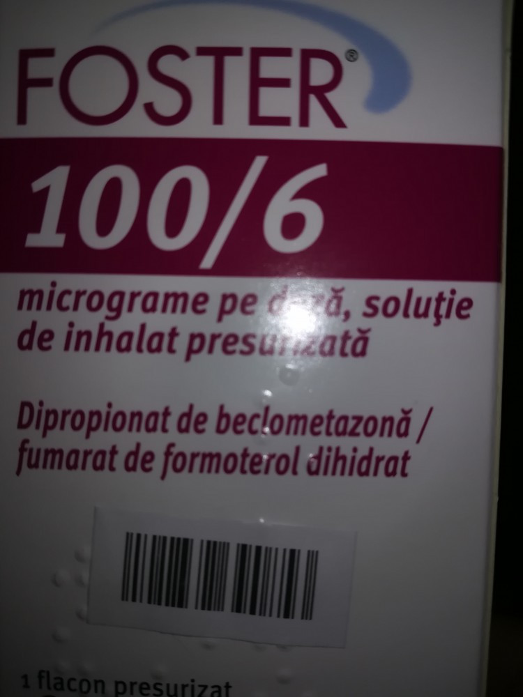 Foster 100/6 solutie de inhalat presurizata pentru astm bronsic | arhiva  Okazii.ro