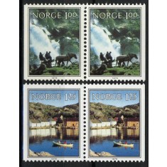 Norvegia 1979 - Peisaje, vederi, serie perechi neuzate