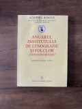 Anuarul Institutului de Etnografie si Folclor Constantin Brailoiu 2023