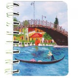 Cumpara ieftin Carnet cu spira Venetia, 7 x 10 cm, 75 foi veline