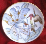 FARFURIE DECORATIVA PORTELAN HUTSCHENREUTHER DESIGN OLE WINTHER DECOR PASAREA COLIBRI 10.5 CM