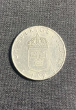 Moneda 1 coroana 1977 Suedia, Europa