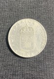 Moneda 1 coroana 1977 Suedia, Europa