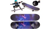 Skateboard pentru copii Galaxy ABEC-5, roti 50 mm, lungime 77 cm, MalPlay 112271