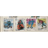 (A) Timbre straine serii tematica Sport Asia