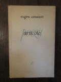 Eugen Constant - Poezii Articole