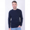 Pulover Jack&amp;Jones Jorjames Knit Crew Neck Maritime Blue