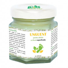 Unguent pentru calcaie cu fisuri superficiale, 100% natural, 45 ml, Bios