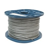 Cablu otel galvanizat fi 3mm, fire 6x7+FC, sarcina maxima 529Kg, greutate 6.32Kg, 200m/rola