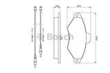 Set placute frana,frana disc CITROEN XANTIA (X1) (1993 - 1998) BOSCH 0 986 461 757