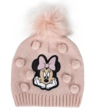 Șapcă tricotată pentru copii cu pomponi MINNIE