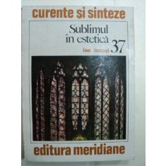 SUBLIMUL IN ESTETICA- IOAN IANOSI- BUC.1983
