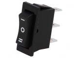 Comutator Basculant Negru 10A 250V