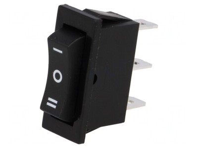 Comutator Basculant Negru 10A 250V foto