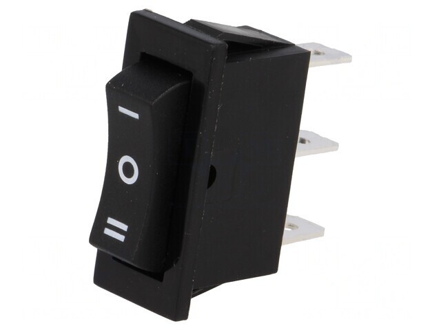 Comutator Basculant Negru 10A 250V