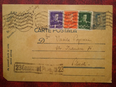 1941-C.P. circ.CENZURAT Ploiesti 23-Ploiesti-Buzau foto