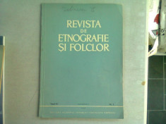 REVISTA DE ETNOGRAFIE SI FOLCLOR NR.5/1967 foto