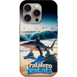 Husa pentru Apple iPhone 14 Pro, Perfect Case, Italian Brainrot Tralalero TraLaLa, Multicolor