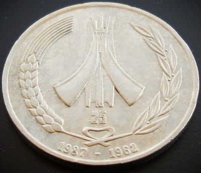 Moneda exotica comemorativa 1 DINAR - ALGERIA, anul 1987 * cod 1568 foto